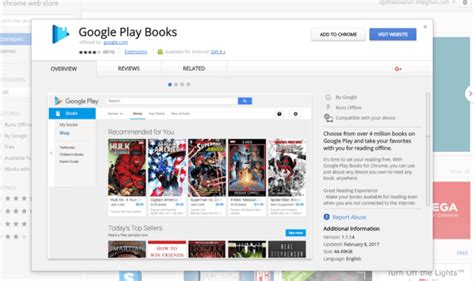 play books chrome extension